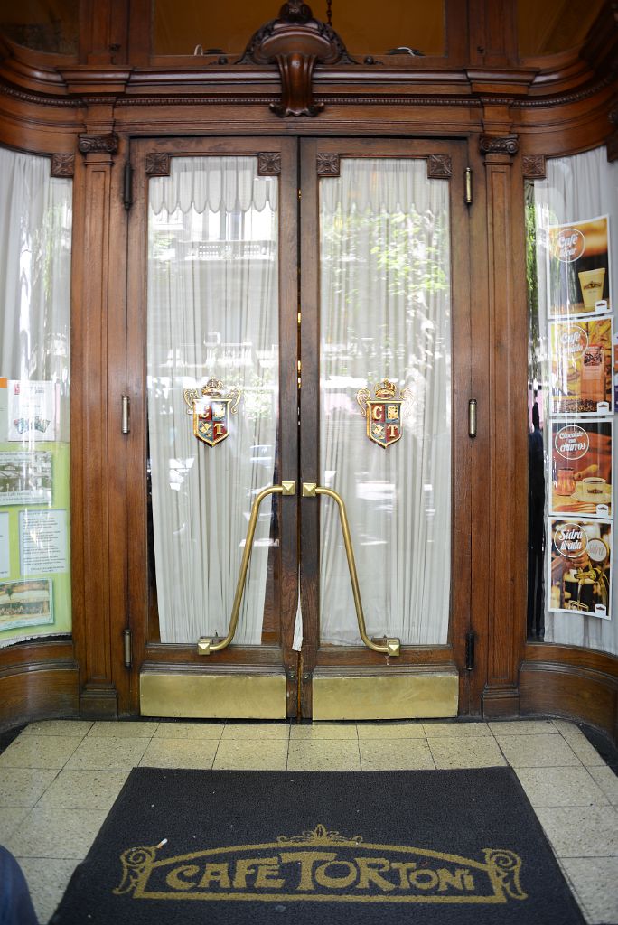 02 Cafe Tortoni Entrance On Avenida de Mayo Avenue Buenos Aires